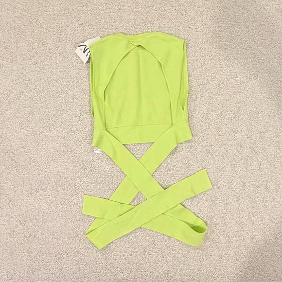 Zara Ribbed Knit Crop Top - Picture 5 of 5